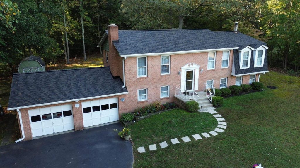 Roofing work by One Vision Roofing in Southern Maryland